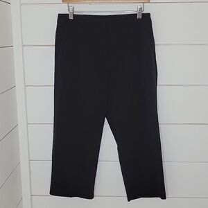 BRIGGS NEW YORK 8 petite black cropped pants